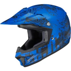 HJC CL-XY 2 Creeper Youth Helmet -Motorcycle Helmet Store hjc cl xy2 creeper helmet mc 2sf blue 22343.1602658854