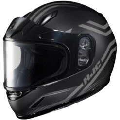 HJC CL-Y Strix Snow Youth Helmet - Dual Shield -Motorcycle Helmet Store hjc cl y strix snow helmet mc 5sf 02930.1666341441