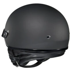 HJC CS-2N Helmet Flat Black -Motorcycle Helmet Store hjc cs 2n half helmet flat back black 64179.1444064845
