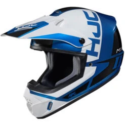 HJC CS-MX II Creed Helmet -Motorcycle Helmet Store hjc cs mx2 creed helmet mc 2sf blue white 95306.1635060440