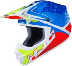 HJC CS-MX 2 Ellusion Helmet -Motorcycle Helmet Store hjc cs mx2 ellusion helmet mc 23 blue hi viz yellow red 50173.1635005120