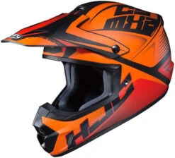 HJC CS-MX 2 Ellusion Helmet -Motorcycle Helmet Store hjc cs mx2 ellusion helmet mc 7sf black orange 02348.1635005103
