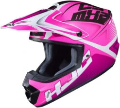 HJC CS-MX 2 Ellusion Helmet -Motorcycle Helmet Store hjc cs mx2 ellusion helmet mc 8 black pink 58913.1635005043