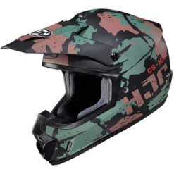 HJC CS-MX II Ferian Helmet -Motorcycle Helmet Store hjc cs mx2 ferian helmet mc 4sf black brown green left 63451.1635061406