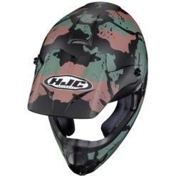 HJC CS-MX II Ferian Helmet -Motorcycle Helmet Store hjc cs mx2 ferian helmet mc 4sf black brown green top 24884.1635061407