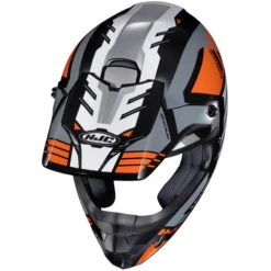 HJC CS-MX II Phyton Helmet -Motorcycle Helmet Store hjc cs mx2 phyton helmet mc7 grey orange white top 64155.1635062589