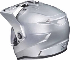 HJC DS-X1 Helmet Solids -Motorcycle Helmet Store hjc ds x1 solid helmet silver back 74923.1534477009