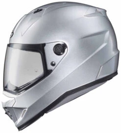 HJC DS-X1 Helmet Solids -Motorcycle Helmet Store hjc ds x1 solid helmet silver no visor 12713.1534477004