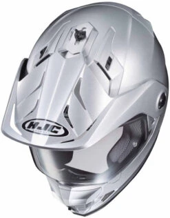 HJC DS-X1 Helmet Solids -Motorcycle Helmet Store hjc ds x1 solid helmet silver top 03099.1534477007
