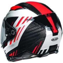 HJC F70 Carbon Kesta Helmet -Motorcycle Helmet Store hjc f70 carbon kesta helmet mc1 red back left 48108.1634923166