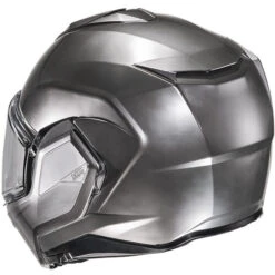 HJC I100 Helmet Solids -Motorcycle Helmet Store hjc i100 helmet solid hypersilver back 52221.1645078316