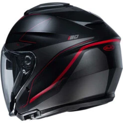 HJC I30 Slight Helmet -Motorcycle Helmet Store hjc i30 slight helmet mc 1sf black red back 06567.1602657032