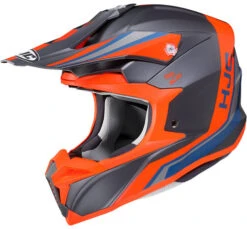 HJC I50 Flux Helmet -Motorcycle Helmet Store hjc i50 flux helmet mc 6sf grey orange 15450.1635058177