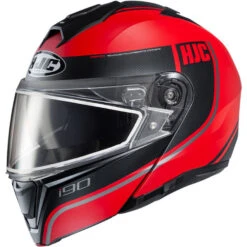HJC I90 Davan Snow Helmet - Dual Shield -Motorcycle Helmet Store hjc i90 davan snow helmet dual shield mc 1sf 99669.1604987018