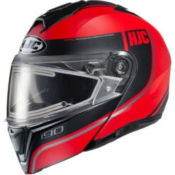 HJC I90 Davan Snow Helmet - Electric Shield -Motorcycle Helmet Store hjc i90 davan snow helmet electric shield mc 1sf 67602.1604989355