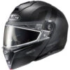HJC I90 Syrex Snow Helmet - Dual Shield -Motorcycle Helmet Store hjc i90 syrex snow helmet dual shield mc 5sf black grey 05337.1666342269