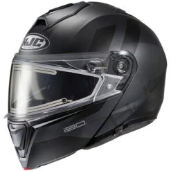 HJC I90 Syrex Snow Helmet - Electric Shield -Motorcycle Helmet Store hjc i90 syrex snow helmet electric shield mc 5sf black grey 46005.1666347850