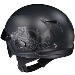 HJC IS-Cruiser Fior Helmet -Motorcycle Helmet Store hjc is cruiser fior helmet mc 5sf black back 97233.1602657359