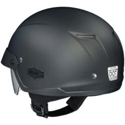 HJC IS-Cruiser Helmet Solids -Motorcycle Helmet Store hjc is cruiser helmet solid matte black back 60381.1557991588