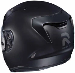 HJC RPHA 11 Pro Helmet Solid -Motorcycle Helmet Store hjc rpha 11 pro solid helmet semi flat black back 42038.1622719475