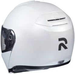 HJC RPHA 90s Helmet Solid -Motorcycle Helmet Store hjc rpha 90s helmet solid semi flat pearl white back 93519.1580430952