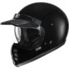 HJC V60 Helmet Solid -Motorcycle Helmet Store hjc v60 helmet solid gloss black with peak visor 97195.1665664772