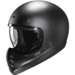 HJC V60 Helmet Solid -Motorcycle Helmet Store hjc v60 helmet solid semi flat black left 57925.1665664788