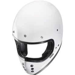 HJC V60 Helmet Solid -Motorcycle Helmet Store hjc v60 helmet solid white front top 65744.1665664843