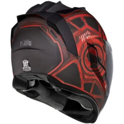 ICON Airflite Blockchain Helmet -Motorcycle Helmet Store icon airflite blockchain helmet red back 22633.1584226428