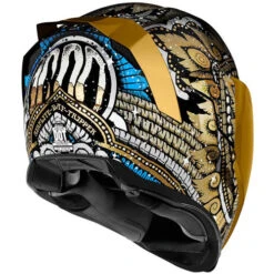 ICON Airflite Daytripper Helmet -Motorcycle Helmet Store icon airflite daytripper helmet gold back 83277.1689459575