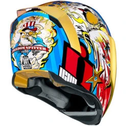 ICON Airflite Freedom Spitter Helmet -Motorcycle Helmet Store icon airflite freedom spitter helmet back 05340.1629045199