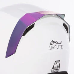 ICON Airflite Rear Spoiler -Motorcycle Helmet Store icon airflite rear spoiler purple 07095.1659933613