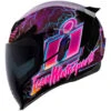 ICON Airflite Synthwave Helmet -Motorcycle Helmet Store icon airflite synthwave helmet purple left 10161.1554167542