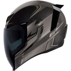 ICON Airflite Ultrabolt Helmet -Motorcycle Helmet Store icon airflite ultrabolt helmet black left 15751.1613635961