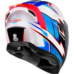 ICON Airflite Ultrabolt Helmet -Motorcycle Helmet Store icon airflite ultrabolt helmet glory back 62926.1613635942