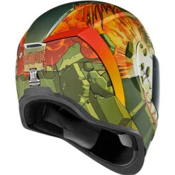 ICON Airform Grenadier Helmet -Motorcycle Helmet Store icon airform grenadier helmet green back 45825.1659593001