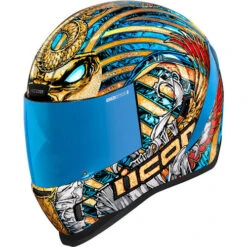 ICON Airform Pharaoh Helmet -Motorcycle Helmet Store icon airform pharaoh helmet front left 30604.1629047570