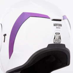 ICON Airform Rear Spoiler -Motorcycle Helmet Store icon airform rear spoiler purple 77248.1659939580