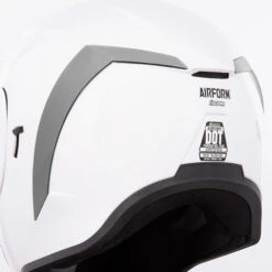 ICON Airform Rear Spoiler -Motorcycle Helmet Store icon airform rear spoiler silver 38344.1660176841