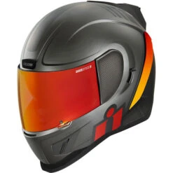 ICON Airform Resurgent Helmet -Motorcycle Helmet Store icon airform resurgent helmet red front 52376.1659709874