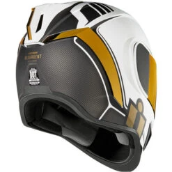 ICON Airform Resurgent Helmet -Motorcycle Helmet Store icon airform resurgent helmet white back 17533.1659709776