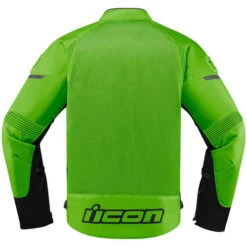 ICON Contra2 Textile Jacket -Motorcycle Helmet Store icon contra2 jacket green back 81391.1591318452