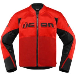 ICON Contra2 Textile Jacket -Motorcycle Helmet Store icon contra2 jacket red front 28618.1591318441