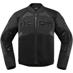 ICON Contra2 Textile Jacket -Motorcycle Helmet Store icon contra2 jacket stealth front 15513.1689444043
