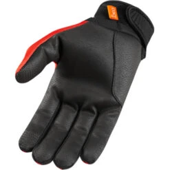 ICON Anthem 2 Mens Gloves -Motorcycle Helmet Store icon domain anthem 2 mens gloves red palm 85650.1701041285