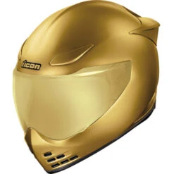 ICON Domain Cornelius Helmet -Motorcycle Helmet Store icon domain cornelius helmet gold front left 07486.1700868778