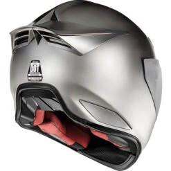 ICON Domain Cornelius Helmet -Motorcycle Helmet Store icon domain cornelius helmet silver back 06718.1700868769