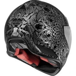 ICON Domain Gravitas Helmet -Motorcycle Helmet Store icon domain gravitas helmet black back 89042.1700805563