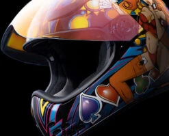 ICON Domain Lucky Lid 4 Helmet -Motorcycle Helmet Store icon domain lucky lid 4 helmet shield up 59061.1700804768