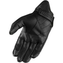 ICON Pursuit Classic Perforated Mens Gloves -Motorcycle Helmet Store icon domain mens pursuit classic perforated gloves black palm 94615.1700891016